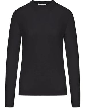 Max Mara Camiseta de cachemira de manga larga - Negro