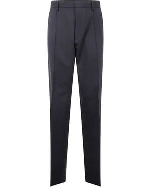 DSquared² Wollen Plooibroek - Blauw