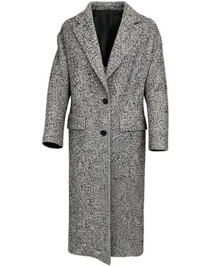 Tagliatore Manteau Carine À Chevrons - Gris