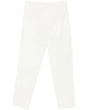 Emporio Armani Pressed-Crease Trousers - White