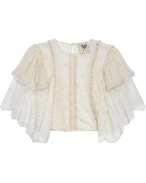 Aniye By Ruffled Lace Blouse - White