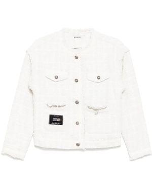 Musium Div. Tweed Jacket - White