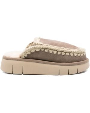 Mou Eskimo Bounce Slippers - Brown