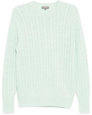 N.Peal Cashmere Thames Sweater - Green