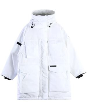 Canada Goose Erie Hooded Multi-Pocket Coat - White