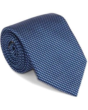 Brioni Textured Silk Tie - Blue