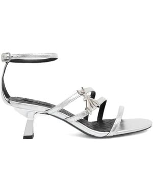 Patrizia Pepe メタリック ストラップシューズ