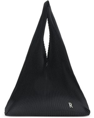 Repeat Cashmere Mini-Tote Bag Mit Falten - Schwarz