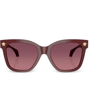 Versace Lunettes De Soleil À Monture Géométrique - Purple