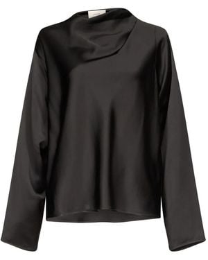 Loulou de Saison Riddy Bluse - Schwarz