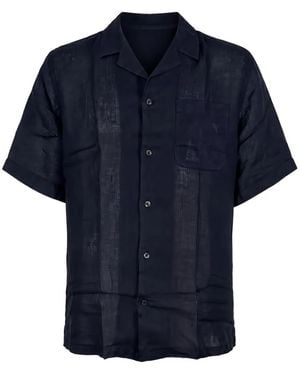 Altea Striped Short-Sleeve Shirt - Blue