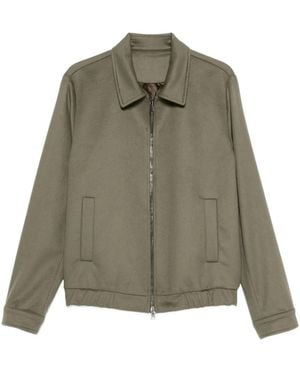 Costumein Zip-Front Welt-Pocket Jacket - Green