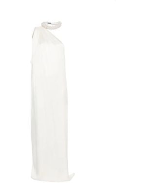 Stella McCartney One-Shoulder Maxi Dress - White