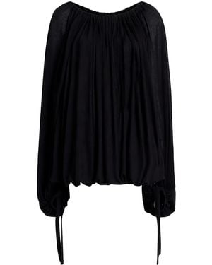 KHAITE Nash Blouse - Black
