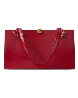 Versace Bolso Severine De Piel - Rojo