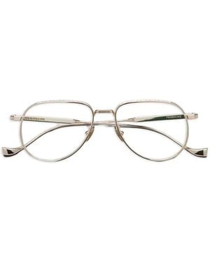Cutler and Gross Occhiali Con Montatura Stile Pilota Pembroke - Bianco