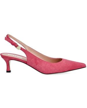 Pollini Aria Pointed-Toe Slingback Pumps - Pink