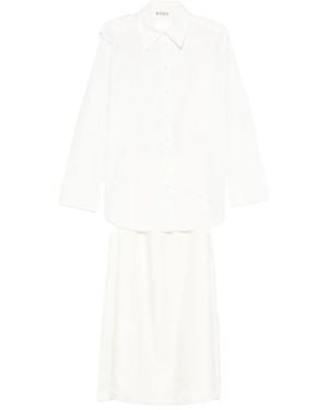Rohe Cut Out-Detail Shirt Dress - White