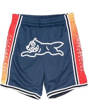 ICECREAM Running Dog Basketball Shorts - Blue