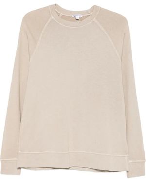 James Perse Raglan-Sleeve Boyfriend Sweater - Natural