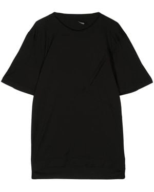 Transit Round-Neck Cotton-Blend T-Shirt - Black