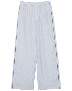 JNBY Striped Wide-Leg Pants - White