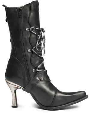 Vetements X New Rock Rockstar Stiefel 90Mm - Schwarz