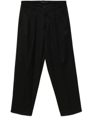 Low Brand Hose mit Tapered-Bein - Schwarz