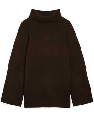 JOSEPH Lotus Cashmere Sweater - Brown