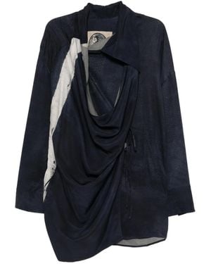 Ziggy Chen Blouse En Soie - Bleu