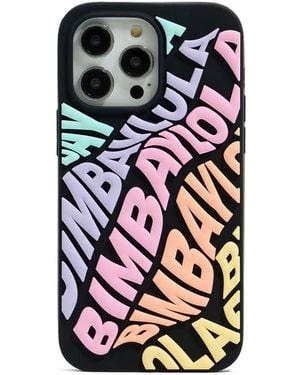 Bimba Y Lola Iphone 15 Pro Max Logo-Embossed Case - Black