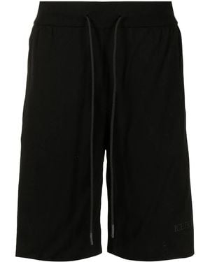 Iceberg ドローストリング トラックショーツ - ブラック