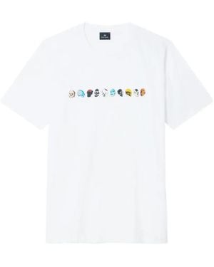 Paul Smith Mini Skulls T-Shirt - White