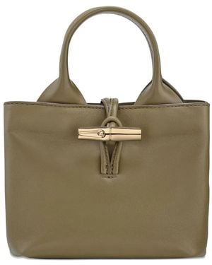 Longchamp Le Roseau ミニバッグ Xs - グリーン