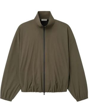 Fear Of God High-Neck Zip-Up Jacket - Green