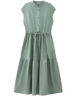 Woolrich Stufiges Kleid - Grün