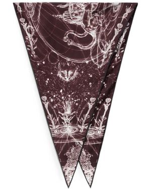 Fabiana Filippi Graphic-Print Foulard - Purple
