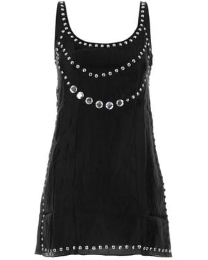GIMAGUAS Claude Crystal-Embellished Mini Dress - Black
