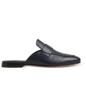 Officine Creative Blair 010 Leather Mules - Blue