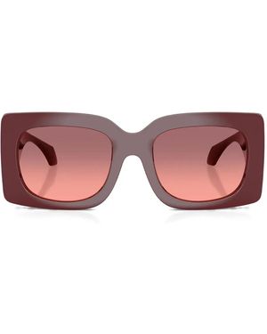 Versace Gafas de sol con montura cuadrada - Rosa