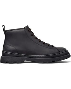 Camper Brutus Lace-Up Boots - Black