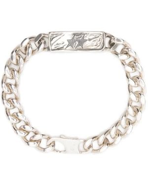 Twojeys Bracciale A Maglia Barbazzale Cuban - Metallizzato