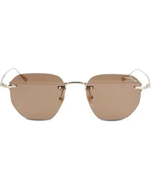 Montblanc Round-Shape Sunglasses - Metallic