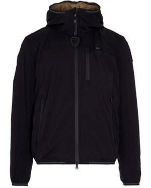 Blauer Hooded Jacket - ブルー