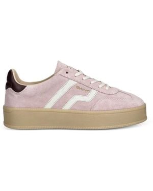 GANT Stripe Panel Sneakers - Pink