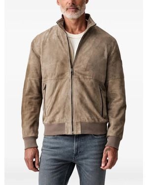 Joop! Bomberjacke Aus Ziegenwildleder - Braun
