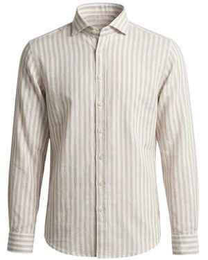 BASTONCINO Striped Long-Sleeve Shirt - White
