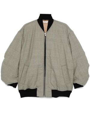 ALESSANDRO VIGILANTE Padded Bomber Jacket - Grey