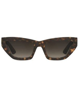 Moschino Cat-Eye Tortoiseshell Sunglasses - Brown