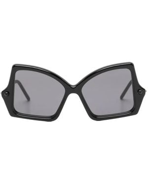 Kuboraum Geometric-Frame Sunglasses - Grey